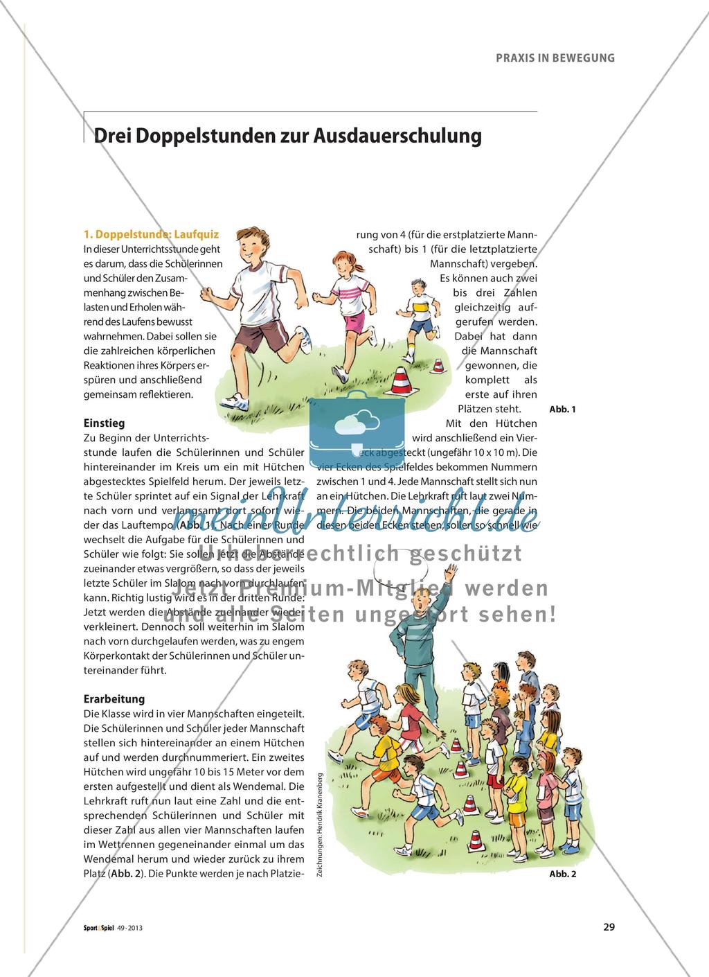 Spielerische Ausdauerschulung - Ausdauerfähigkeit über kleine Laufspiele erreichen Preview 2