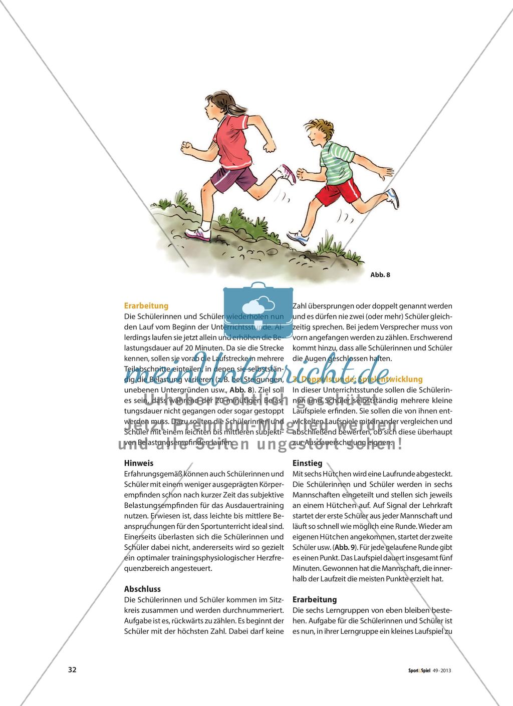 Spielerische Ausdauerschulung - Ausdauerfähigkeit über kleine Laufspiele erreichen Preview 5