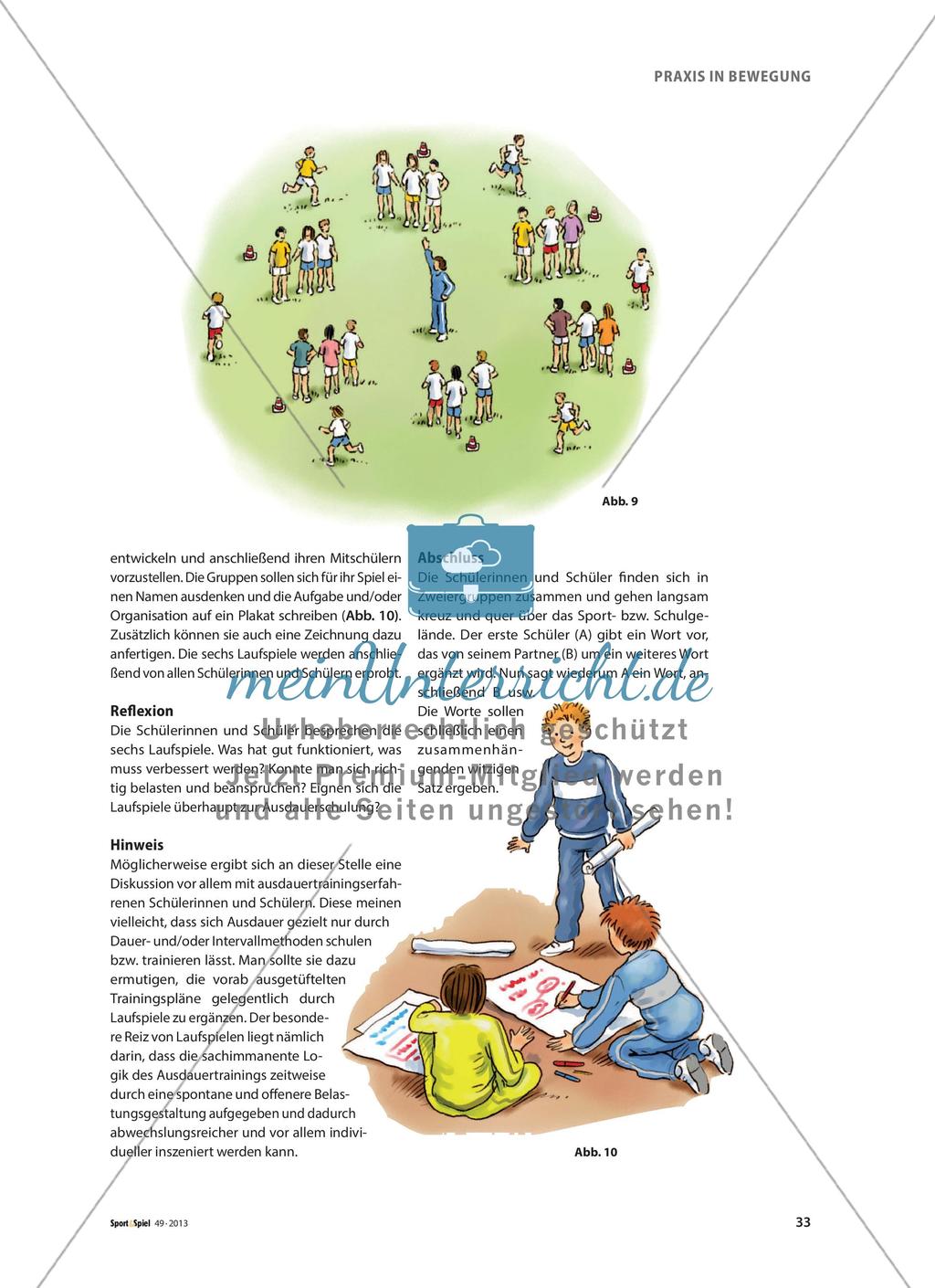 Spielerische Ausdauerschulung - Ausdauerfähigkeit über kleine Laufspiele erreichen Preview 6