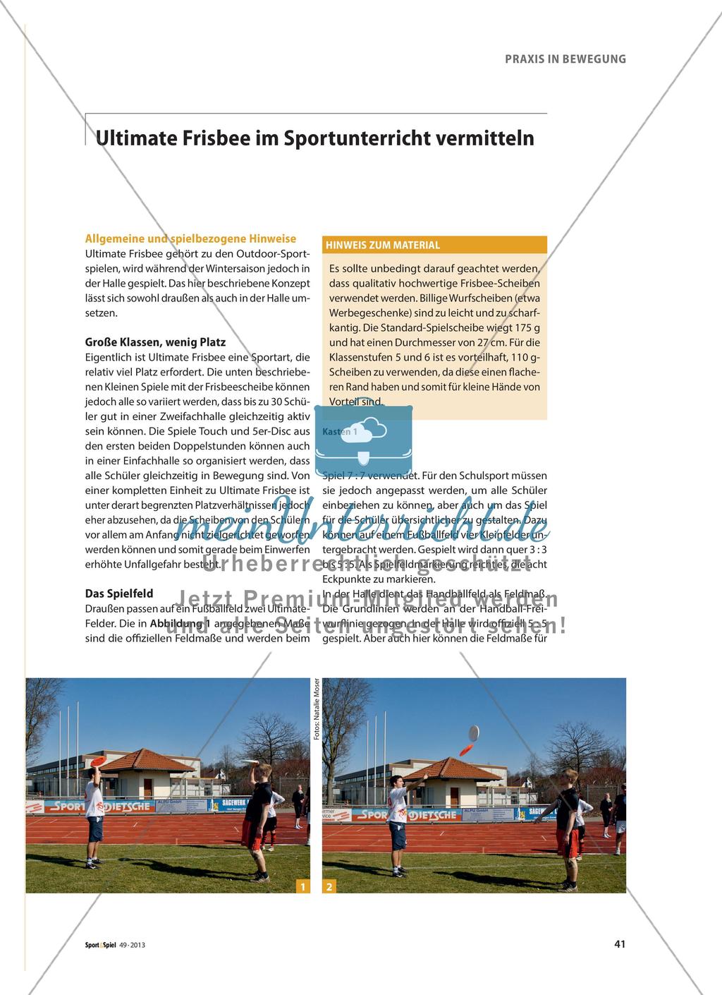 Ultimate Frisbee - Ein faszinierendes und faires Spiel spielgemäß vermitteln Preview 2