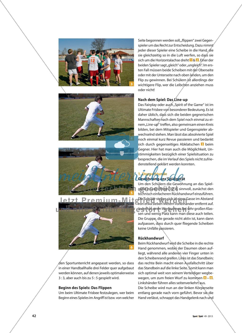 Ultimate Frisbee - Ein faszinierendes und faires Spiel spielgemäß vermitteln Preview 3