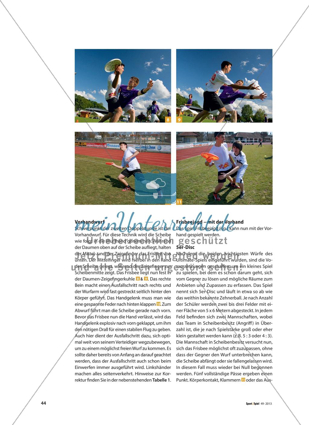 Ultimate Frisbee - Ein faszinierendes und faires Spiel spielgemäß vermitteln Preview 5
