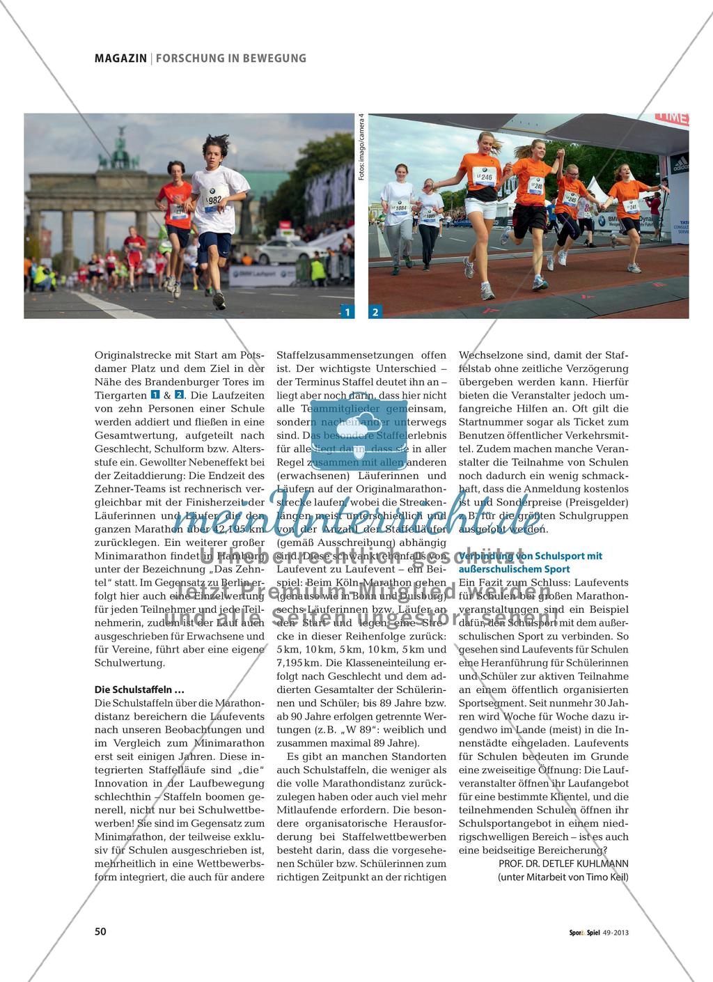 Laufevents für Schulen - Marathon gemeinsam laufen Preview 3