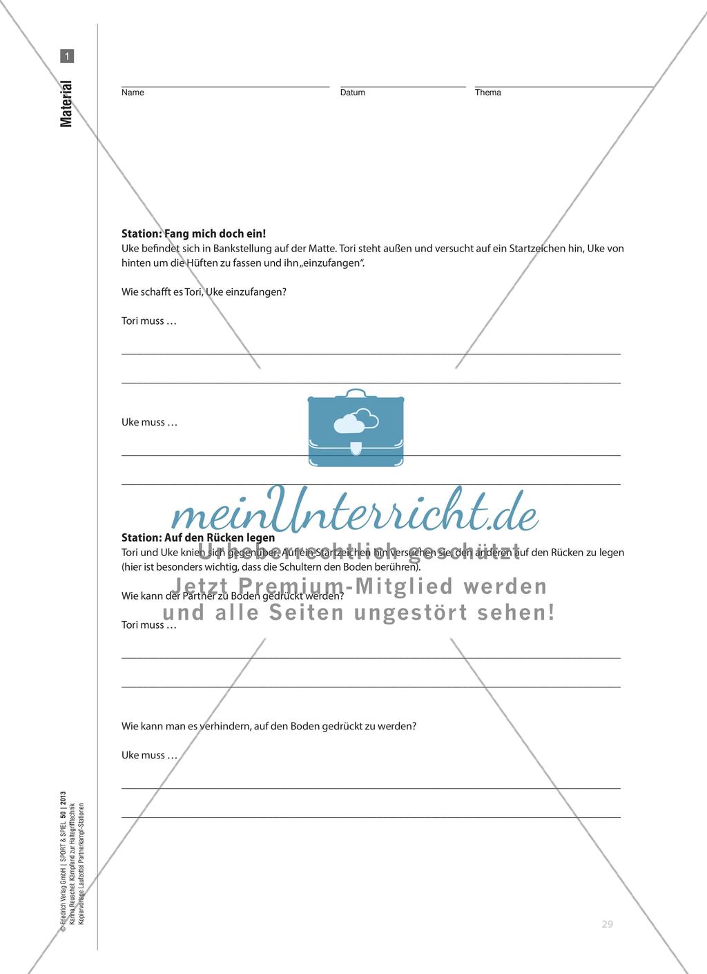 Kämpfend zur Haltegrifftechnik - Einstieg über das Kämpfen um Gegenstände Preview 8