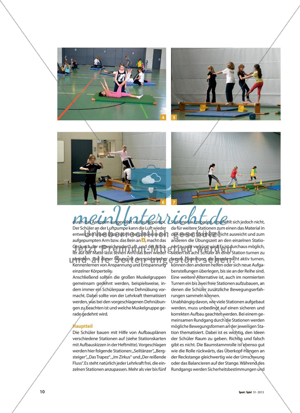 Freies Turnen - Eine Chance für den Sportunterricht Preview 3