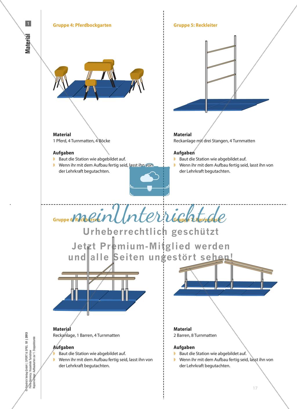 Fesselnde Turnshow - Die Schülerinnen und Schüler lernen turnerisch zu gestalten Preview 4