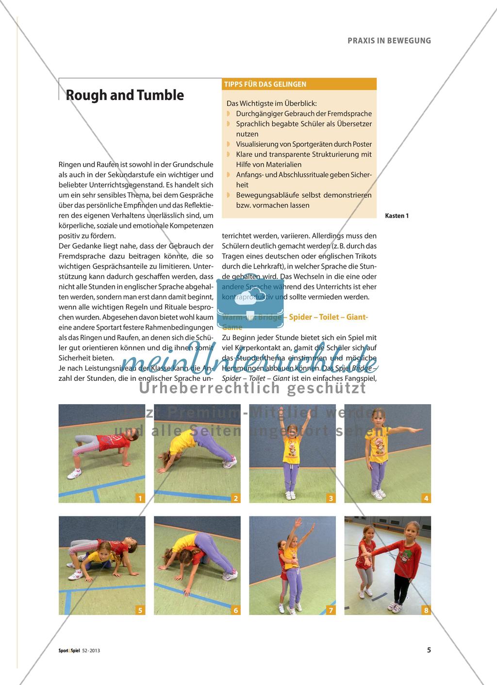 Fusion of Body and Mind - Englischsprachiger Sportunterricht Preview 2