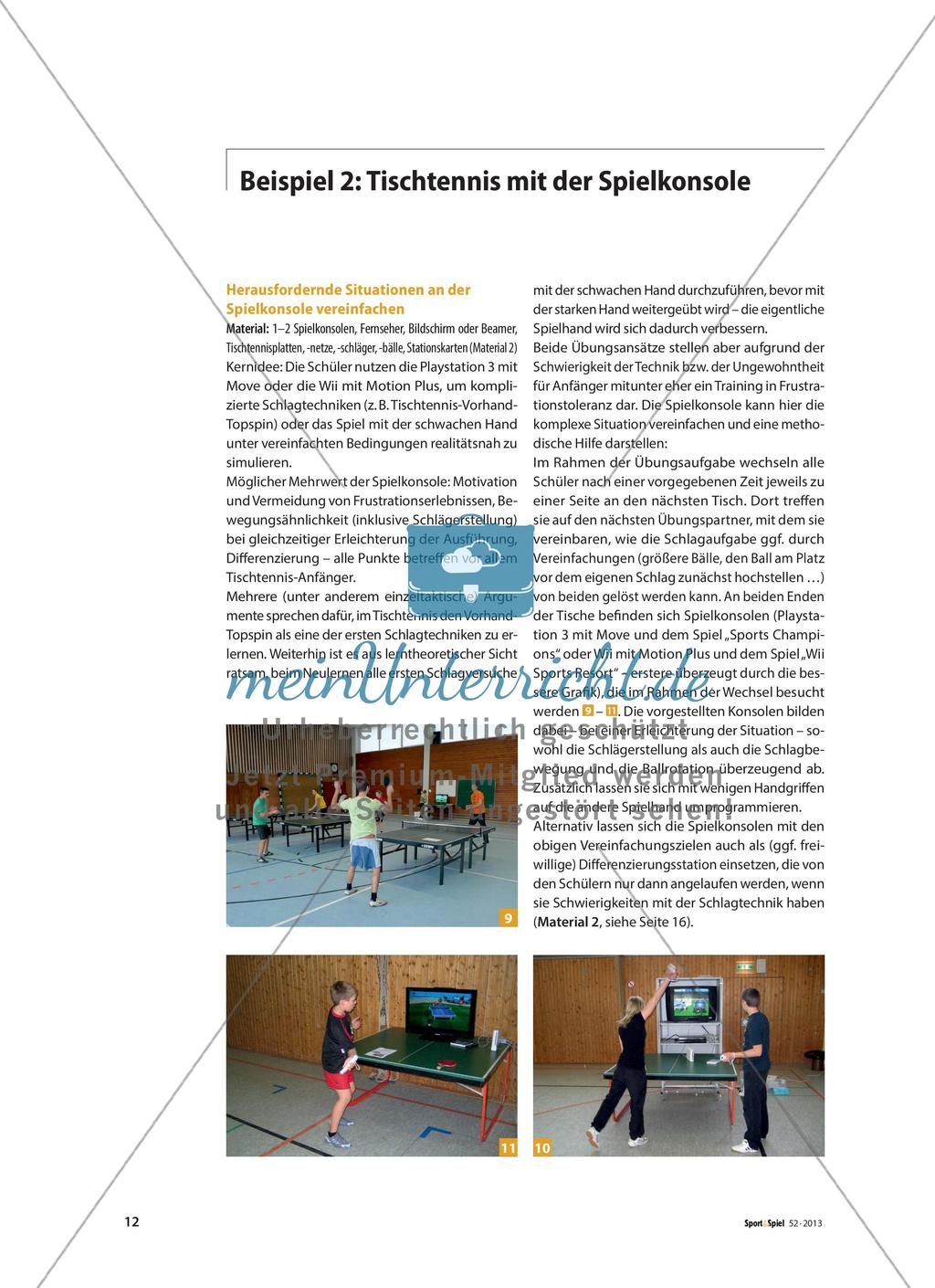 Spielkonsolen im Sportunterricht - Mehrwert oder reine Spielerei? Preview 5