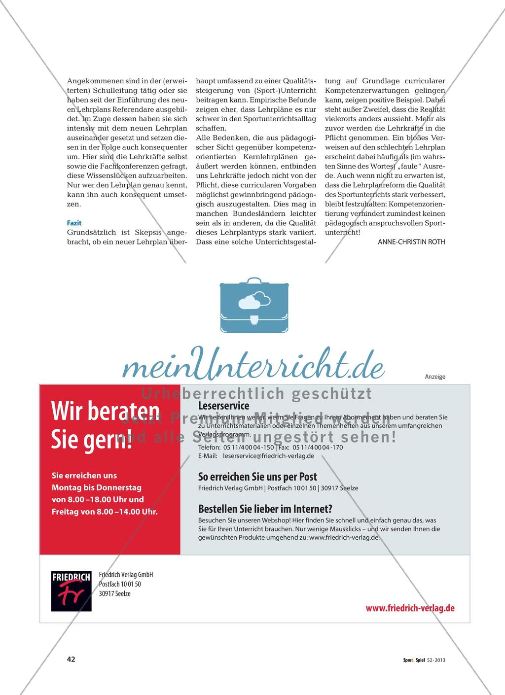 Kompetenzorientierung im Schulport - Fluch oder Segen? Preview 3