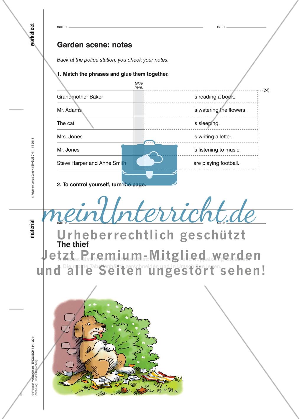 Nobody Is Eating Chocolate … - Beobachtungen im present progressive formulieren Preview 5
