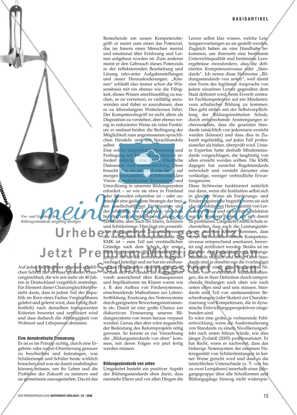 Bildungsstandards von oben – Bildungsstandards von unten Preview 2