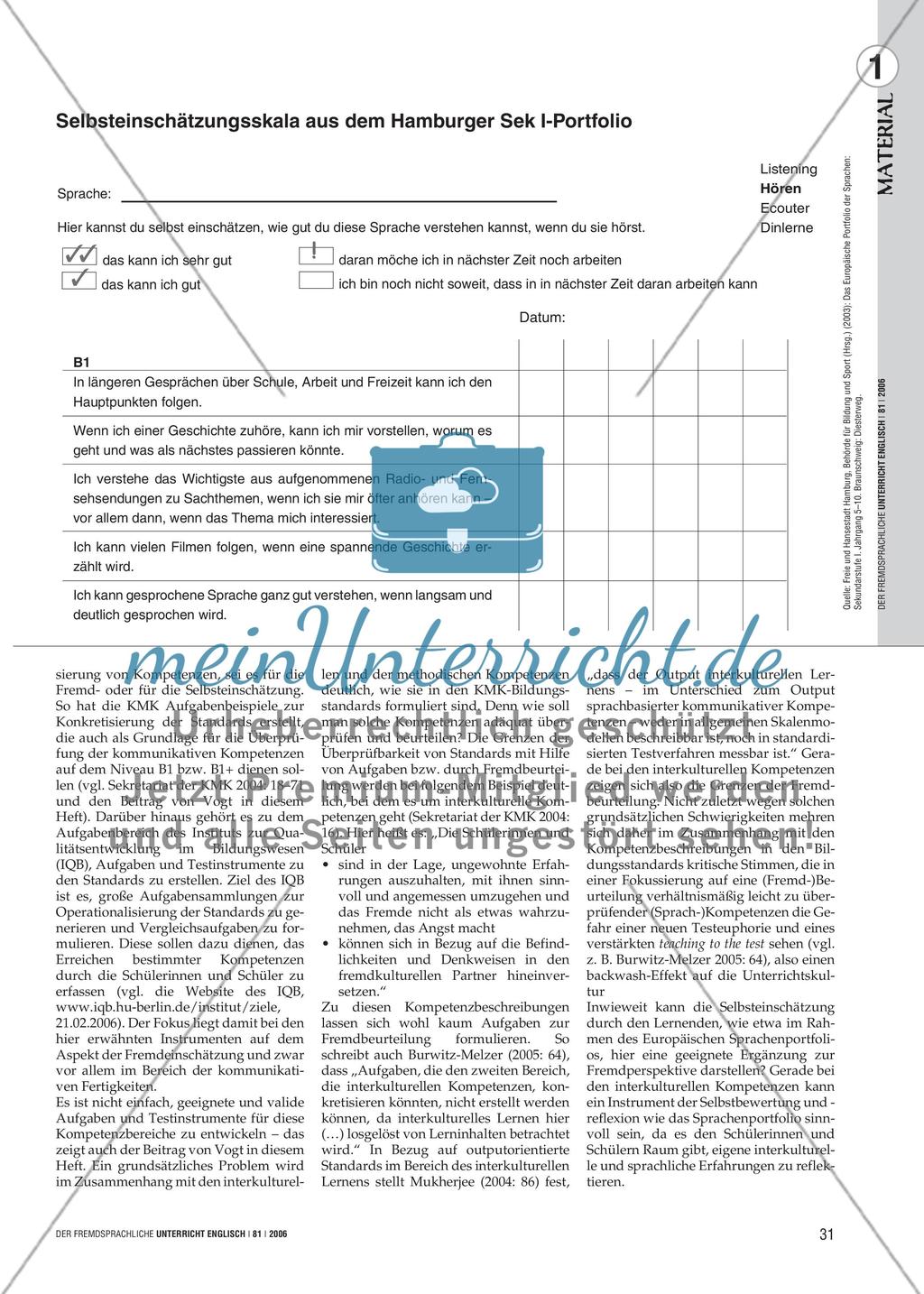 Mal schauen, was sie schon können - Neue Evaluationskultur durch Standards? Preview 2