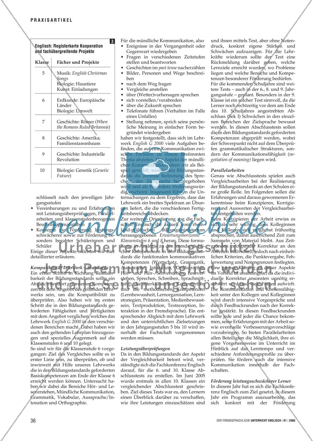 Bildungsstandards Englisch im Praxistest - Schulentwicklung unter neuen Vorzeichen Preview 3