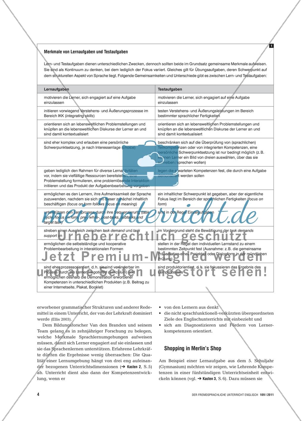 Mit Lernaufgaben Kompetenzen entwickeln Preview 3