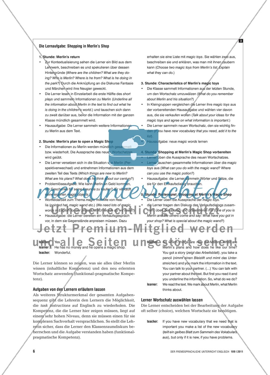 Mit Lernaufgaben Kompetenzen entwickeln Preview 5