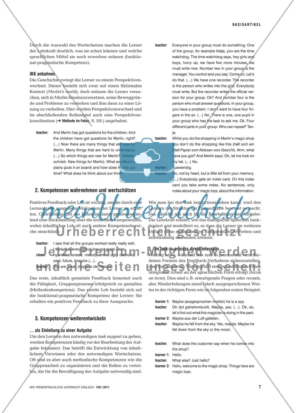 Mit Lernaufgaben Kompetenzen entwickeln Preview 6