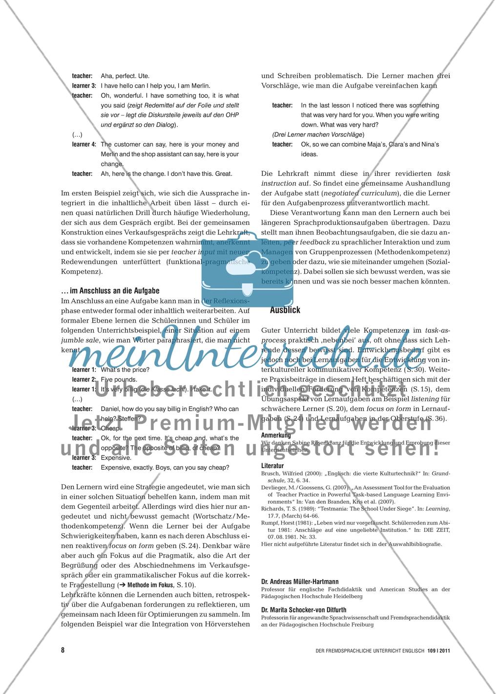 Mit Lernaufgaben Kompetenzen entwickeln Preview 7