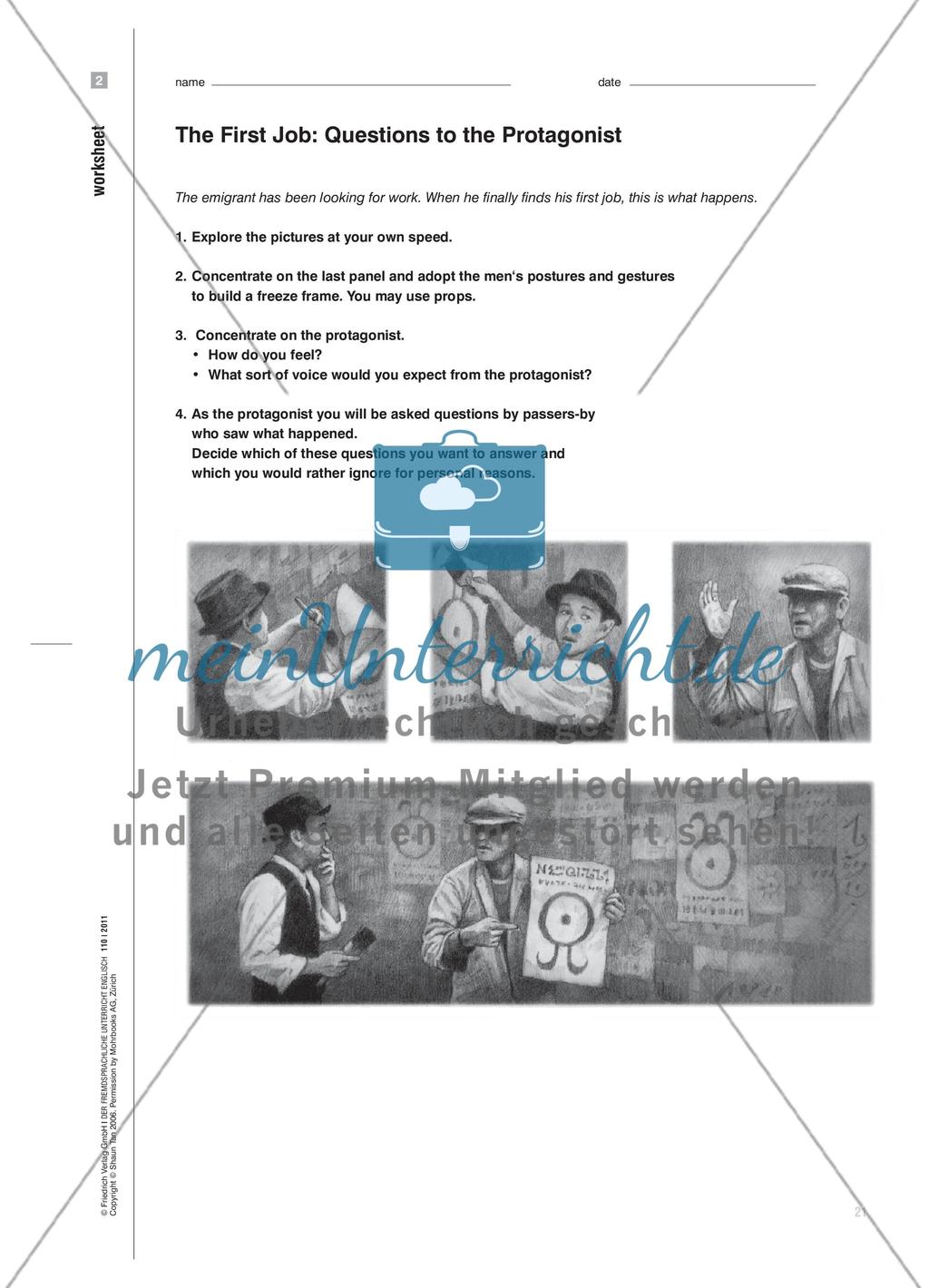 Eine „stumme“ Graphic Novel regt zum Sprechen an - Shaun Tans The Arrival szenisch umsetzen Preview 6