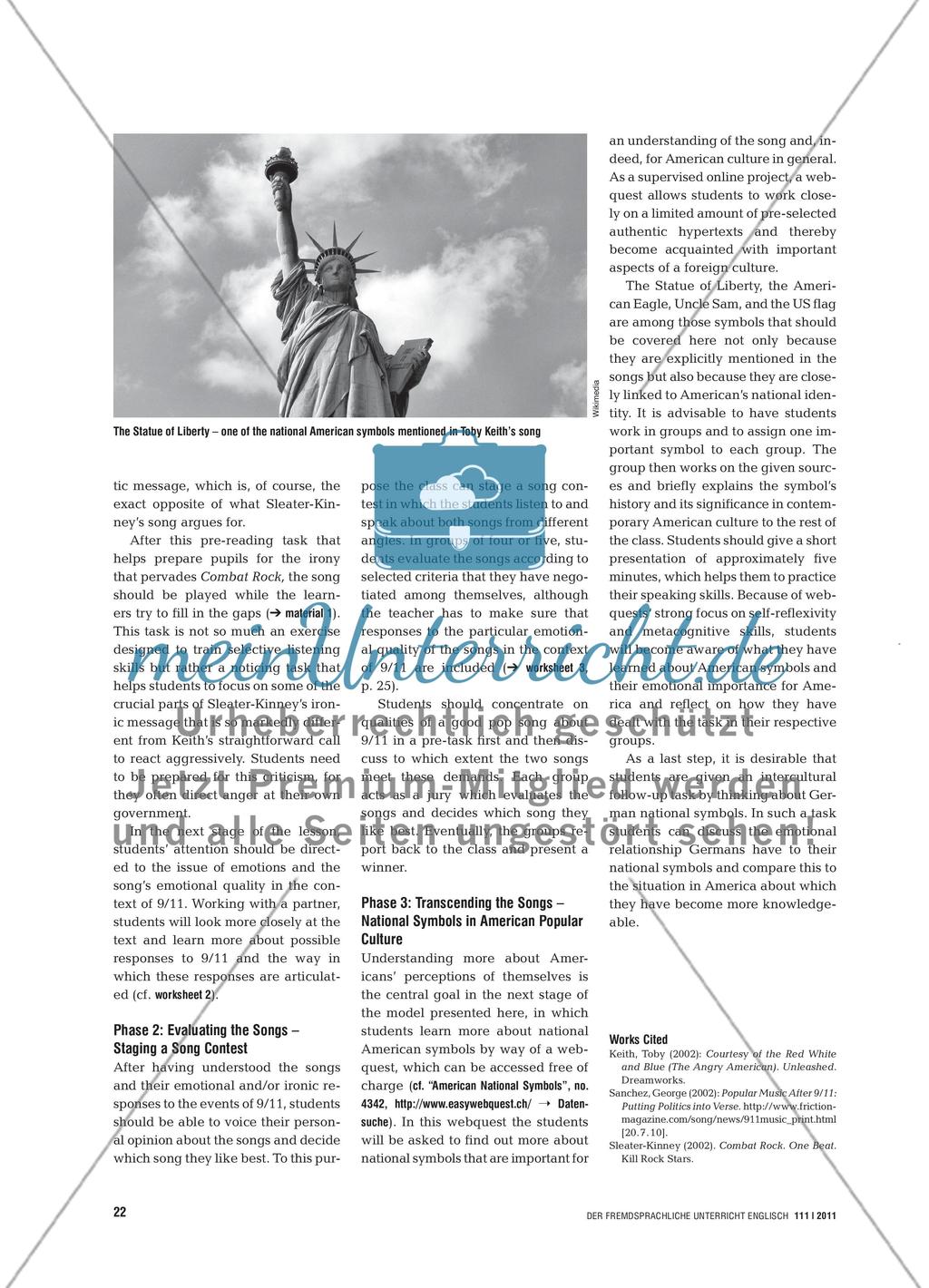 ‘I love my dirty Uncle Sam’ - Emotions in US American Pop Music about 9/11 Preview 3