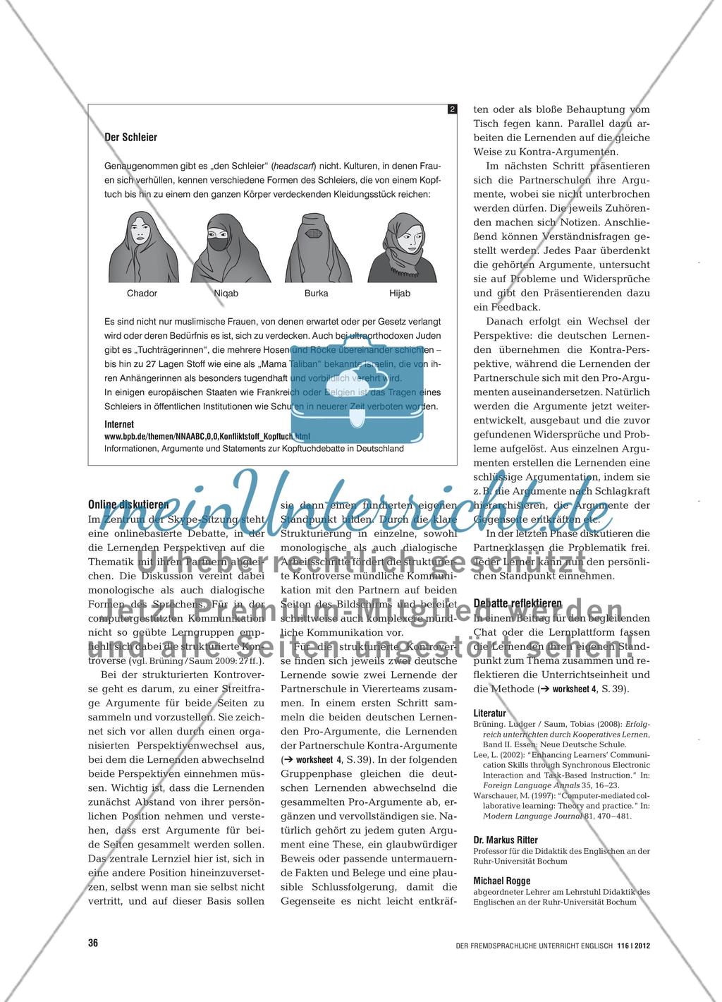 Digitally Speaking - Online in einer strukturierten Kontroverse debattieren Preview 3