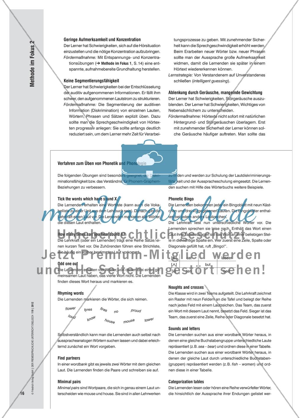 Hörverstehensschwierigkeiten diagnostizieren und therapieren Preview 2