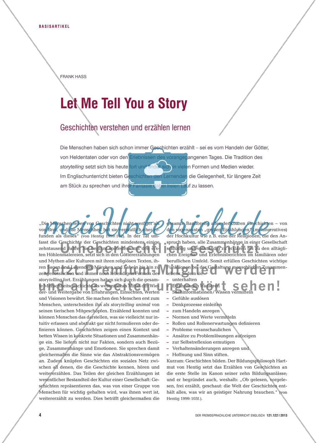 Let Me Tell You a Story - Geschichten verstehen und erzählen lernen Preview 1