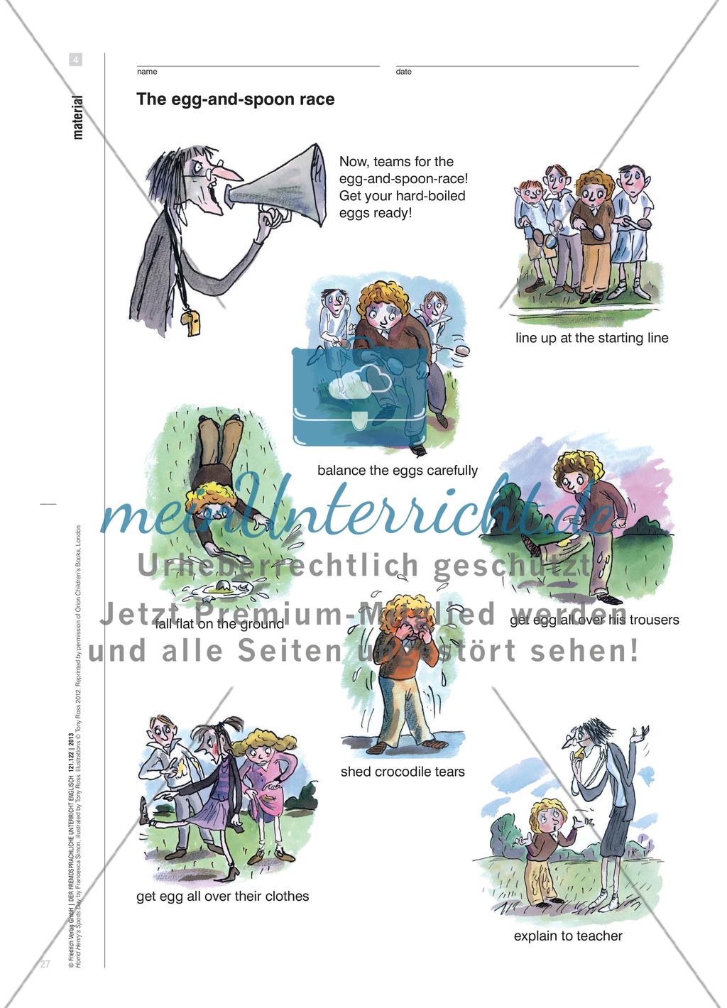 Horrid Henry’s Sports Day - Ein Jugendbuch in Form einer Sportreportage nacherzählen Preview 8