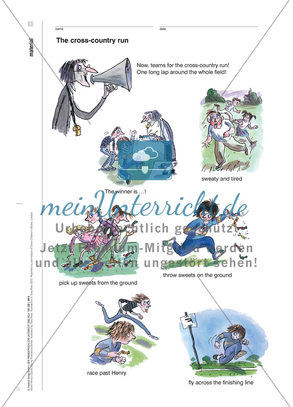 Horrid Henry’s Sports Day - Ein Jugendbuch in Form einer Sportreportage nacherzählen Preview 9