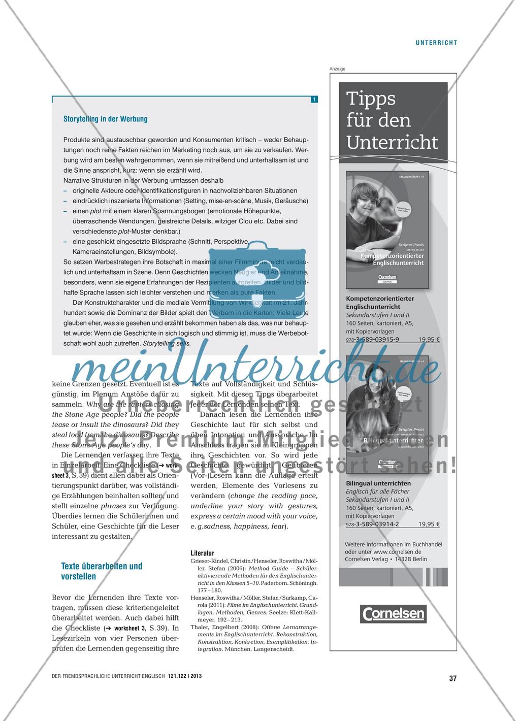 It Has Always Been Survival of the Fittest - Eine Vorgeschichte zu einem Werbeclip schreiben Preview 3