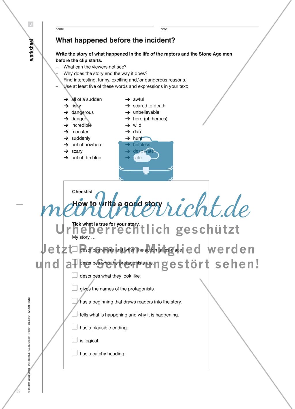 It Has Always Been Survival of the Fittest - Eine Vorgeschichte zu einem Werbeclip schreiben Preview 5