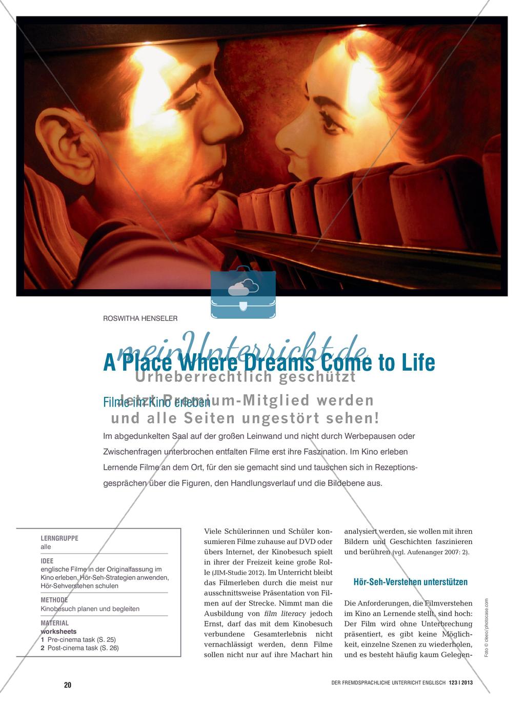 A Place Where Dreams Come to Life - Filme im Kino erleben Preview 1