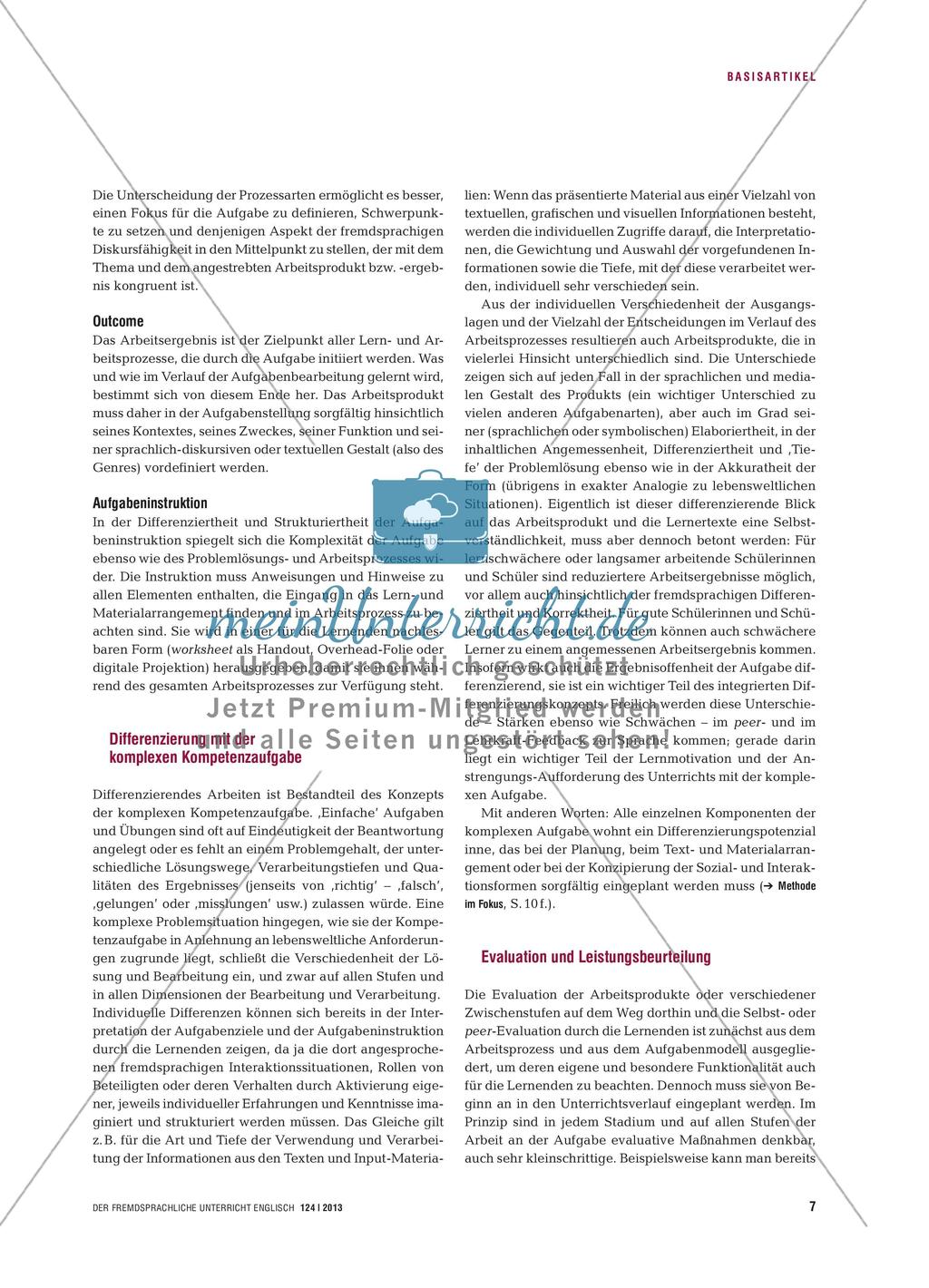 Die komplexe Kompetenzaufgabe Preview 6
