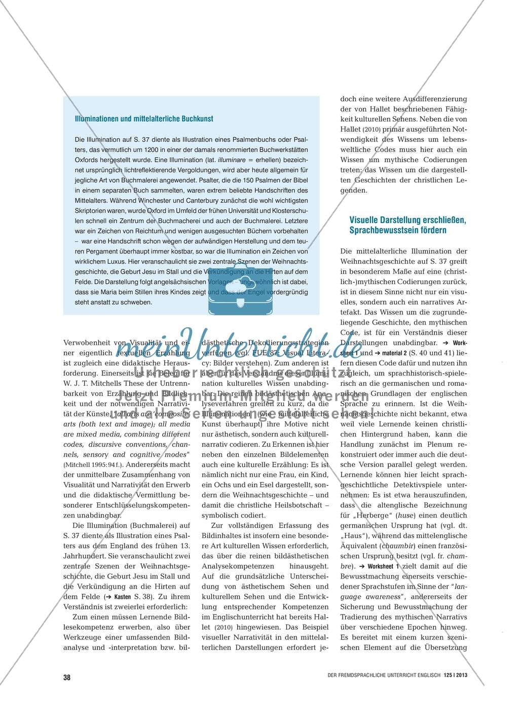 Buchmalerei und Erzählung - Kulturell-narrative Codierungen entschlüsseln lernen Preview 3