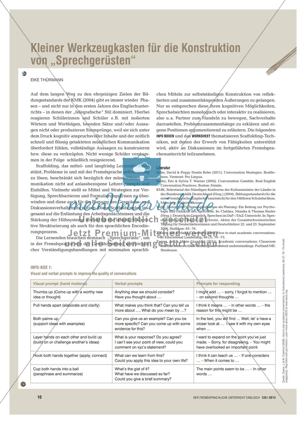 Kleiner Werkzeugkasten für die Konstruktion von „Sprechgerüsten“ Preview 1