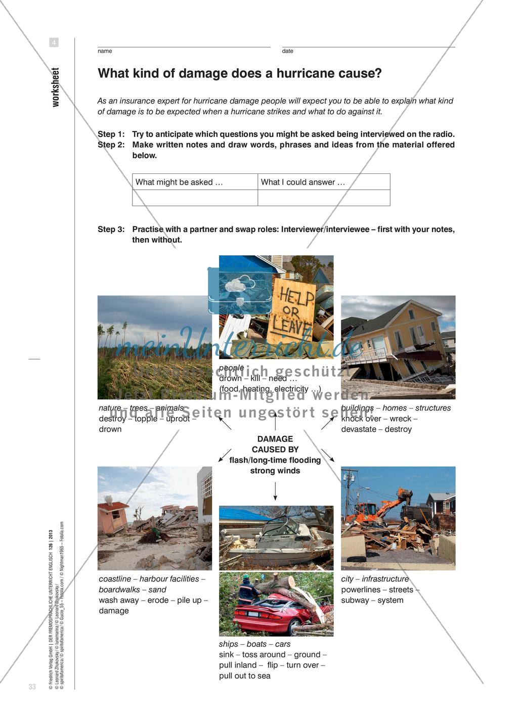 Flying through the eye of a Hurricane - „Gerüste“ für das Zusammenhängende Sprechen Preview 8