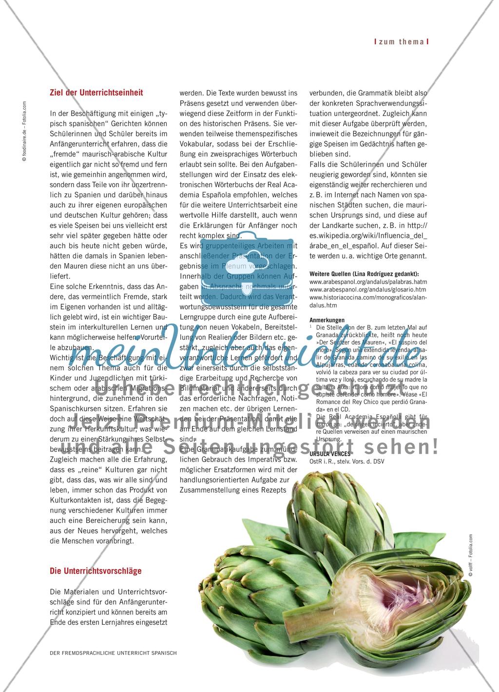 Maurische Zutaten in Spaniens Kochtöpfen Preview 2