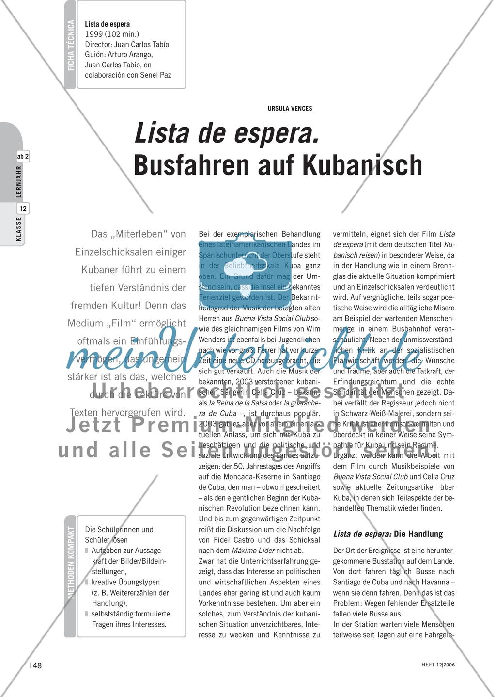 Lista de espera. Busfahren auf Kubanisch Preview 1