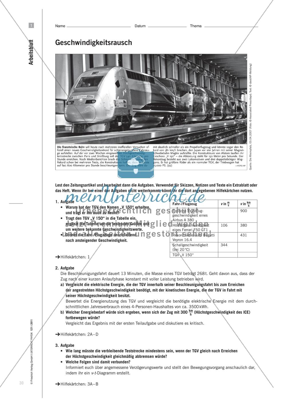 Geschwindigkeitsrausch Preview 2