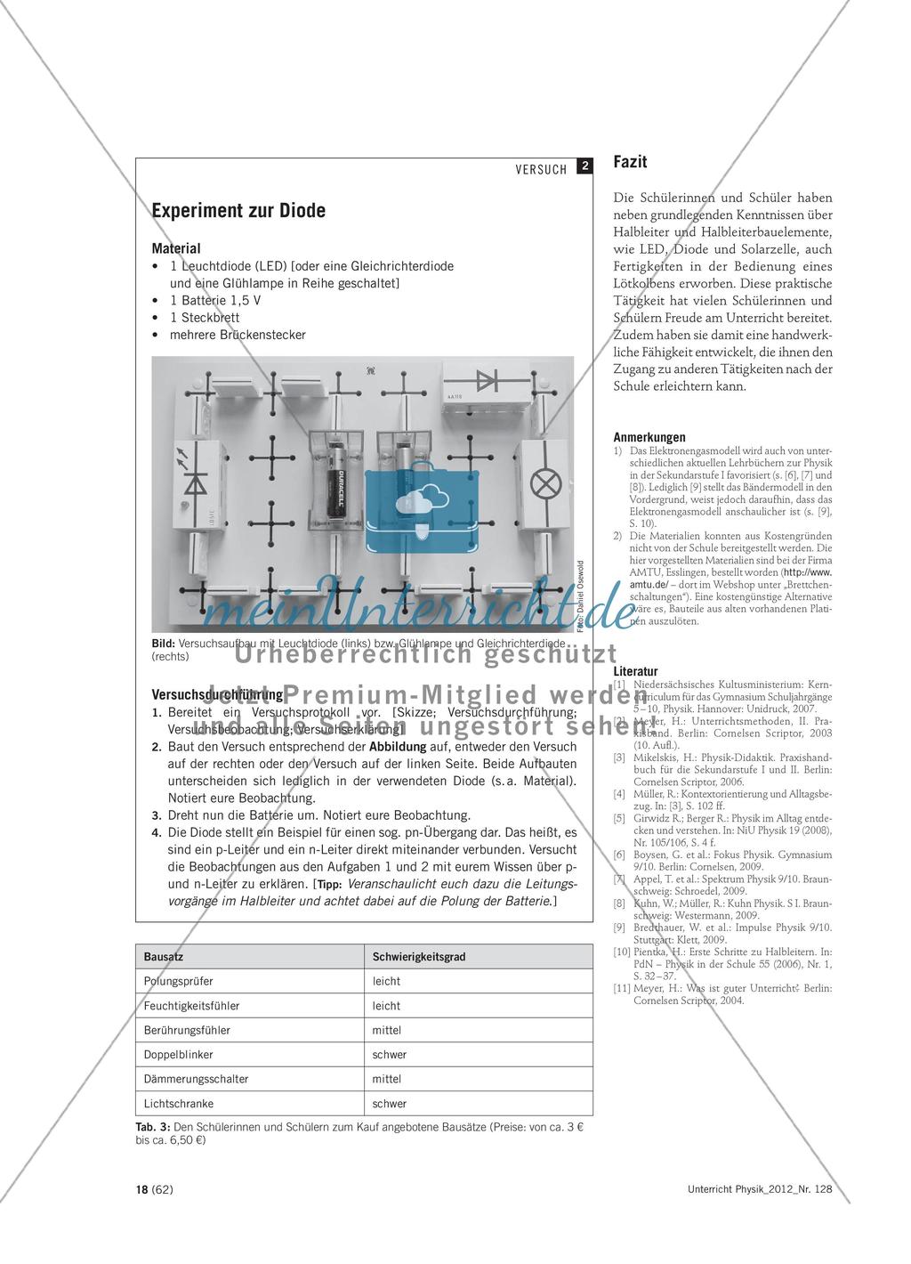 Vom Elektronengasmodell zum pn-Übergang - Ein Unterrichtsgang zur Halbleiterphysik für die Sekundarstufe I Preview 4