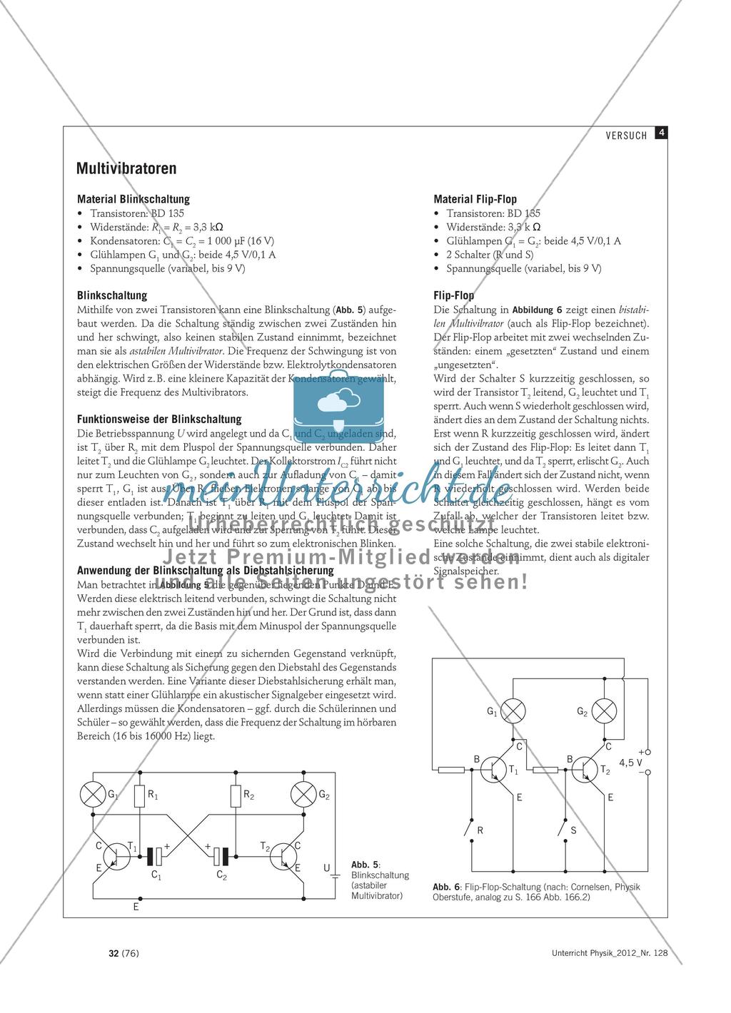 Transistoren als Schalter und Verstärker - Elektronische Schaltungen mit Bipolartransistoren Preview 3