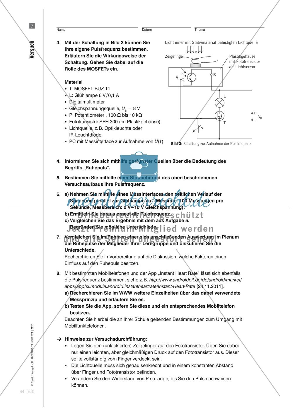 Unipolare Transistoren - Unterrichtsmodule zu ihren Eigenschaften und Anwendungen Preview 11