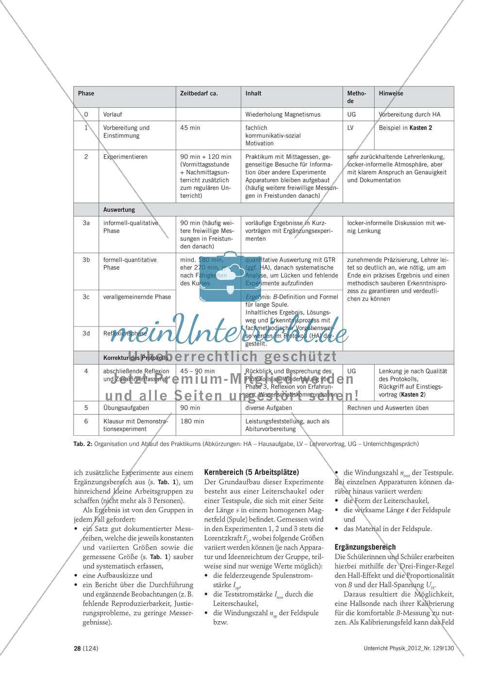 Experimentell, fachmethodisch und kommunikativ - Anregungen für ein prozessbezogenes Praktikum Preview 3