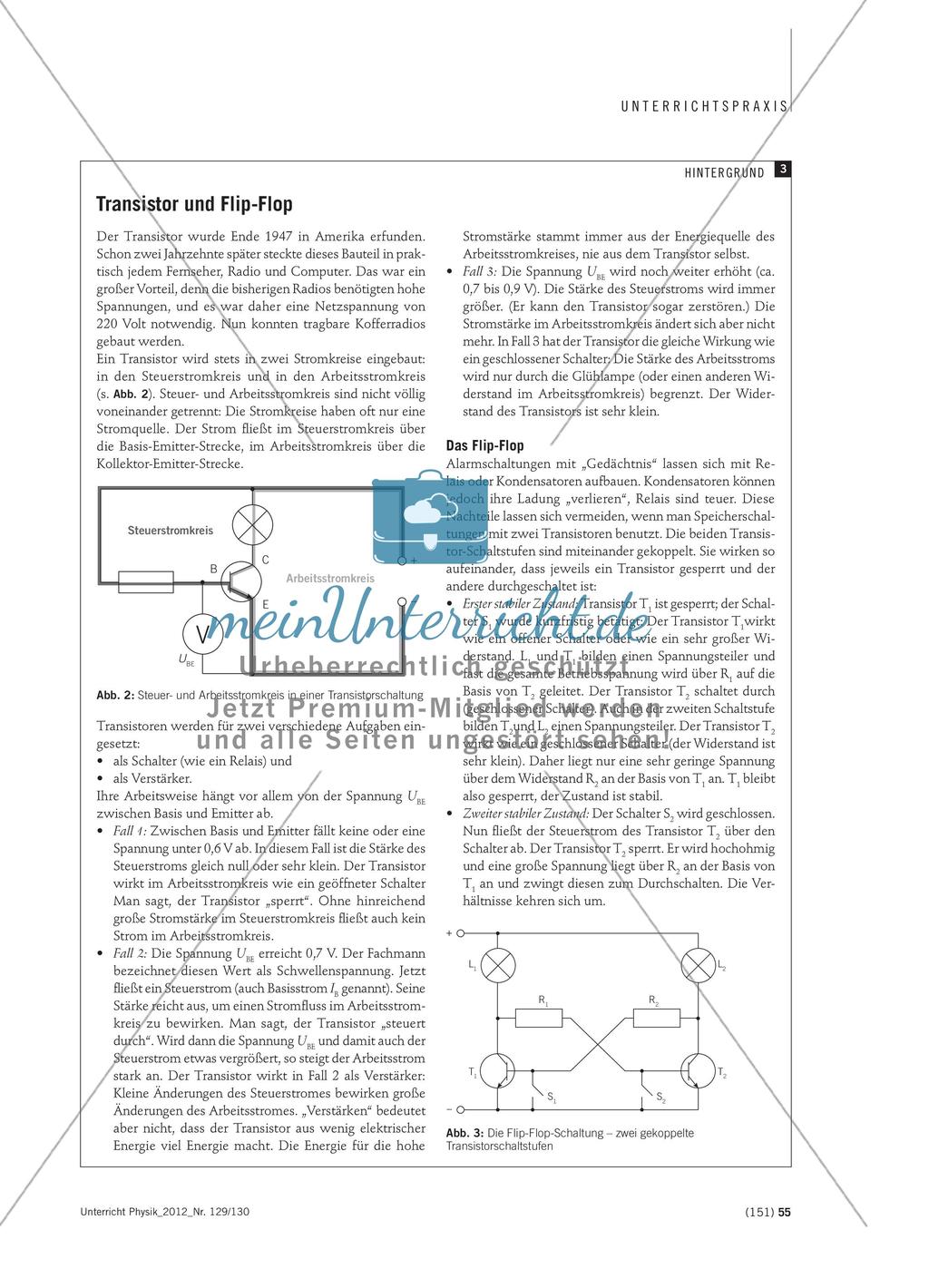 Der Transistor in der Digitaltechnik Preview 4