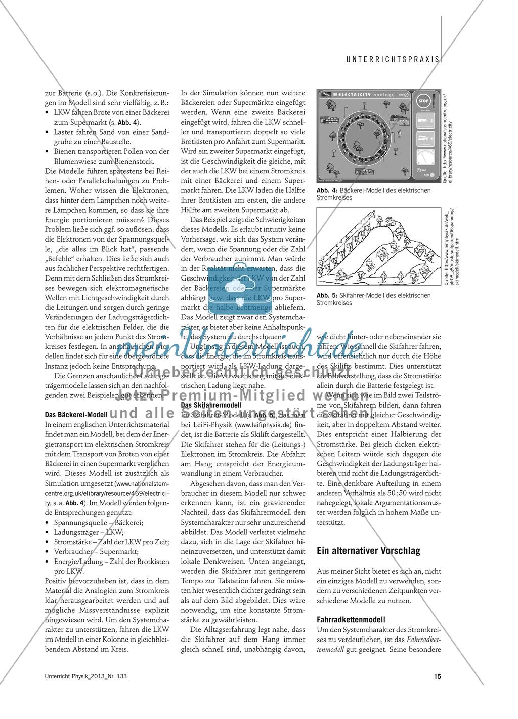 Lernhilfe oder Lernhindernis? - Modelle von Leitungsvorgängen in Stromkreisen unter der Lupe Preview 4