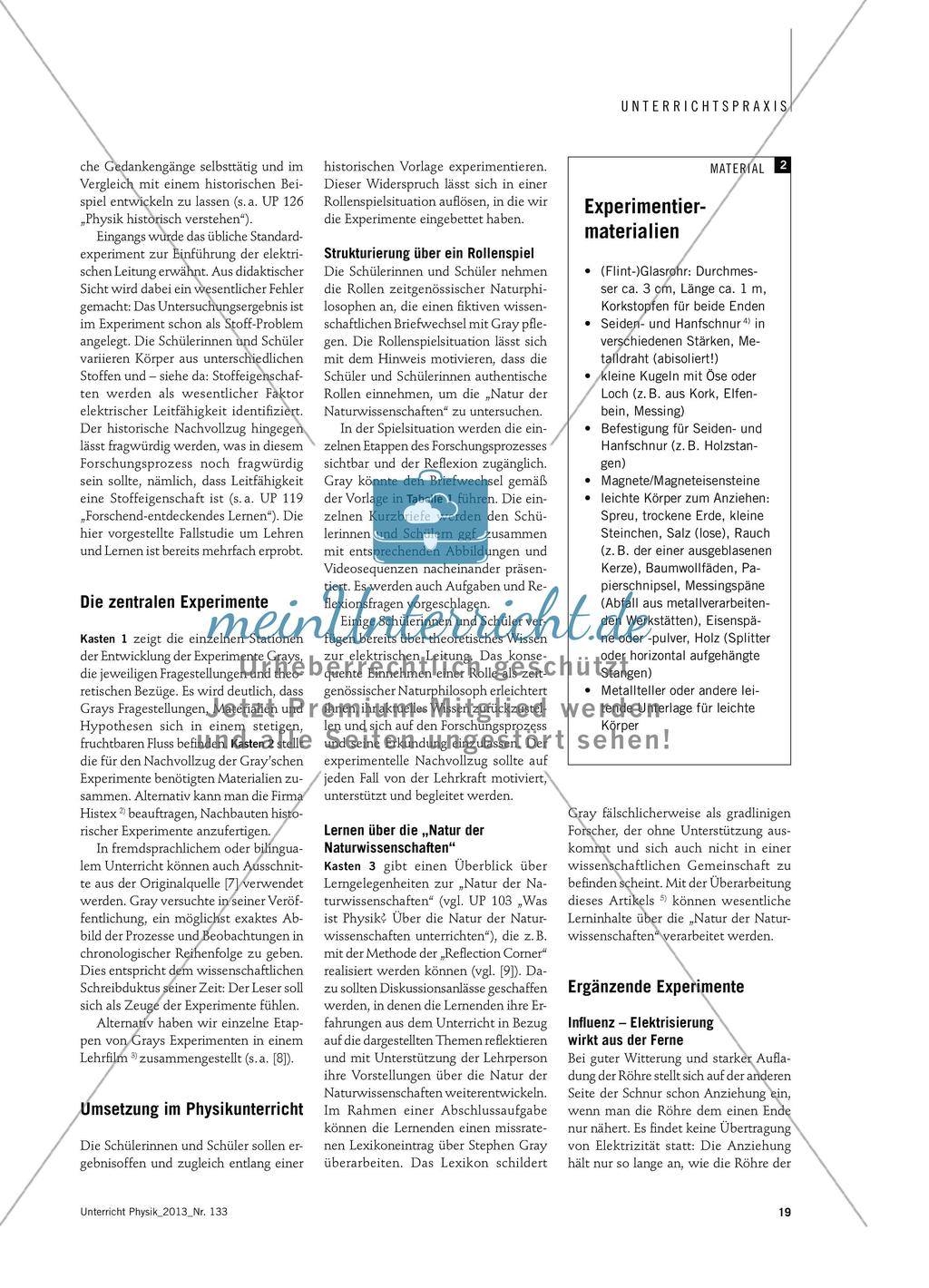 Elektrische Leitung auf dem Holzweg - Die Fallstudie „Stephen Gray“ Preview 3