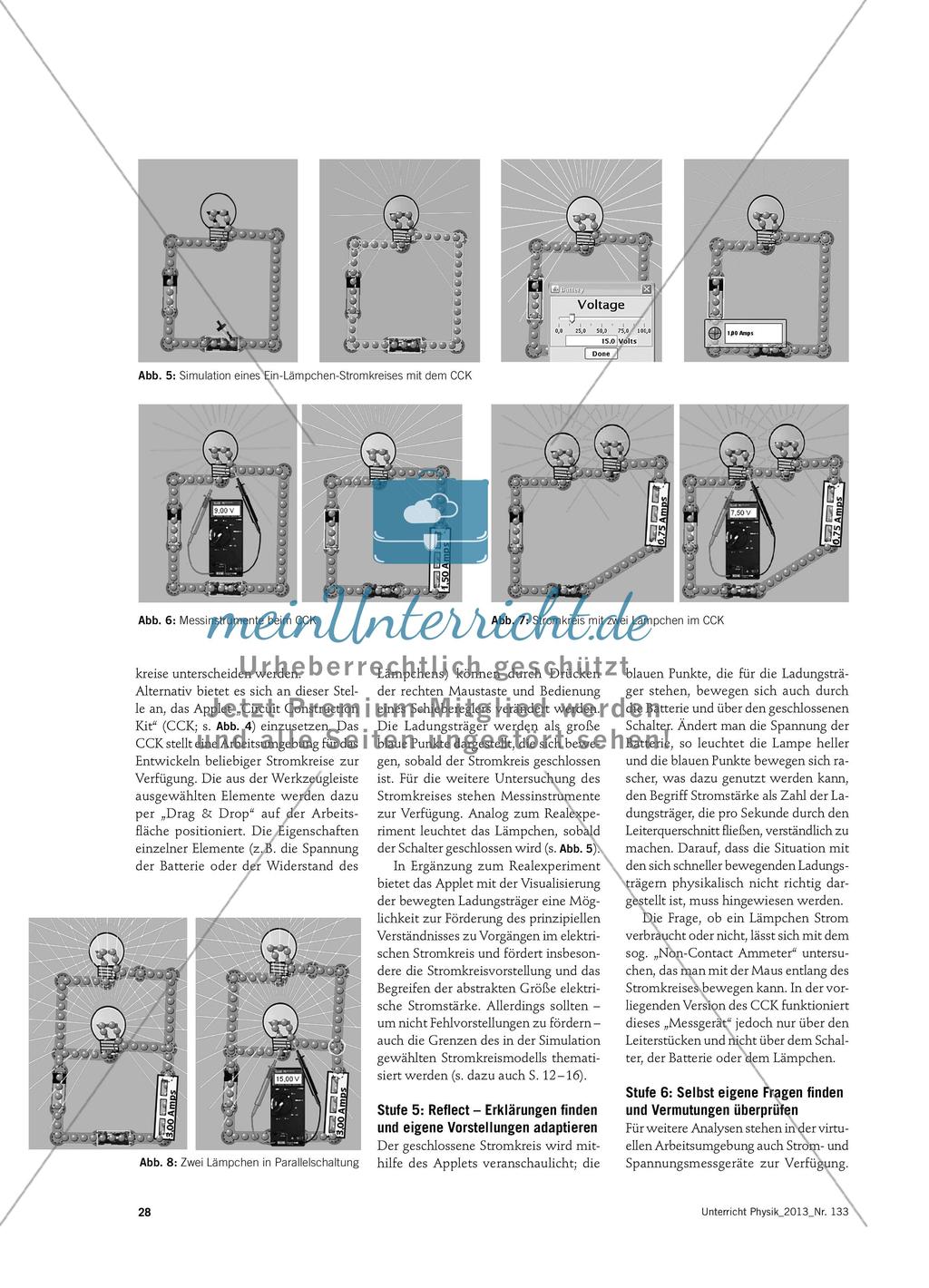Verständnisvolles Lernen in der Elektrizitätslehre - Unterstützung durch digitale Medien und das POETRY-Konzept Preview 3