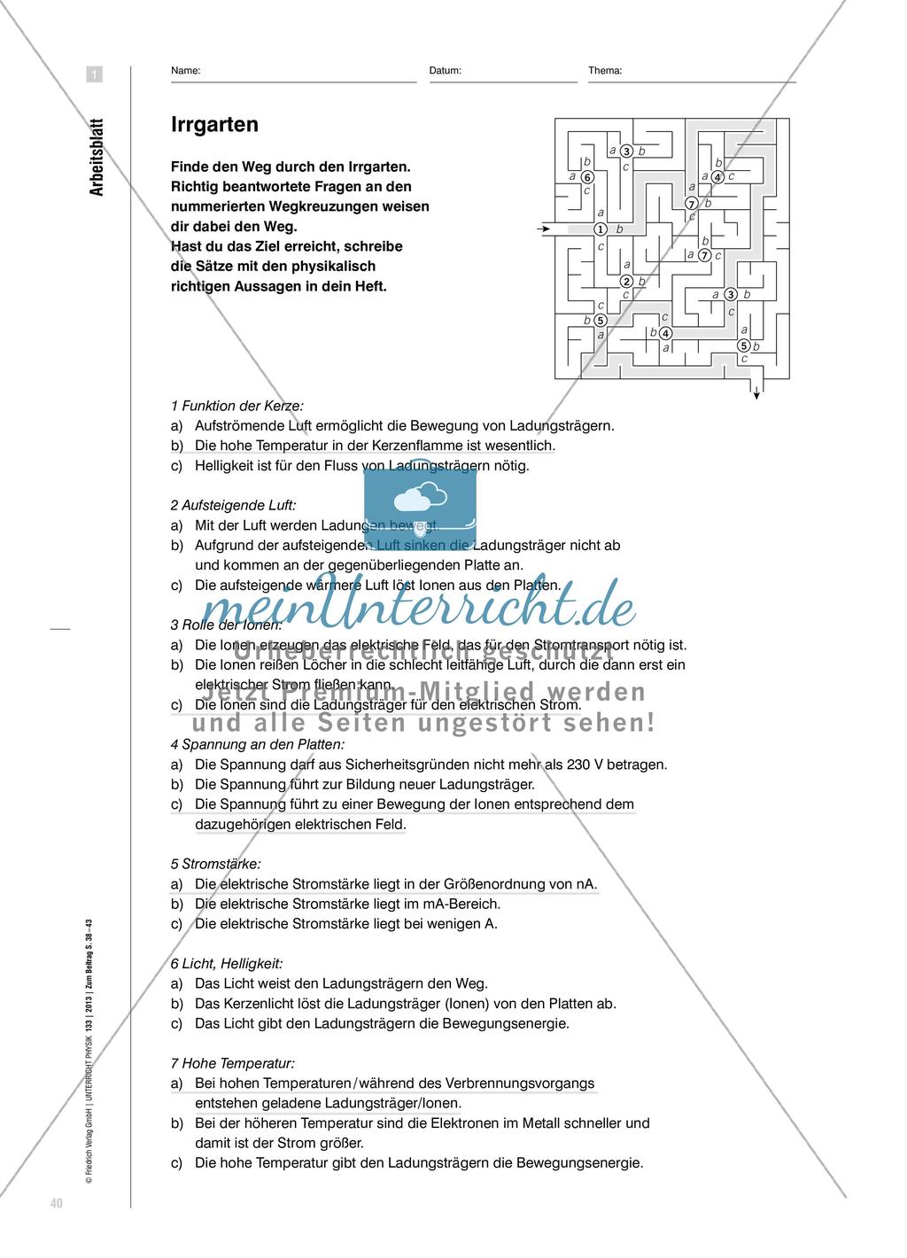 Stromleitung in Gasen - Methoden-Werkzeuge und Experimente Preview 3