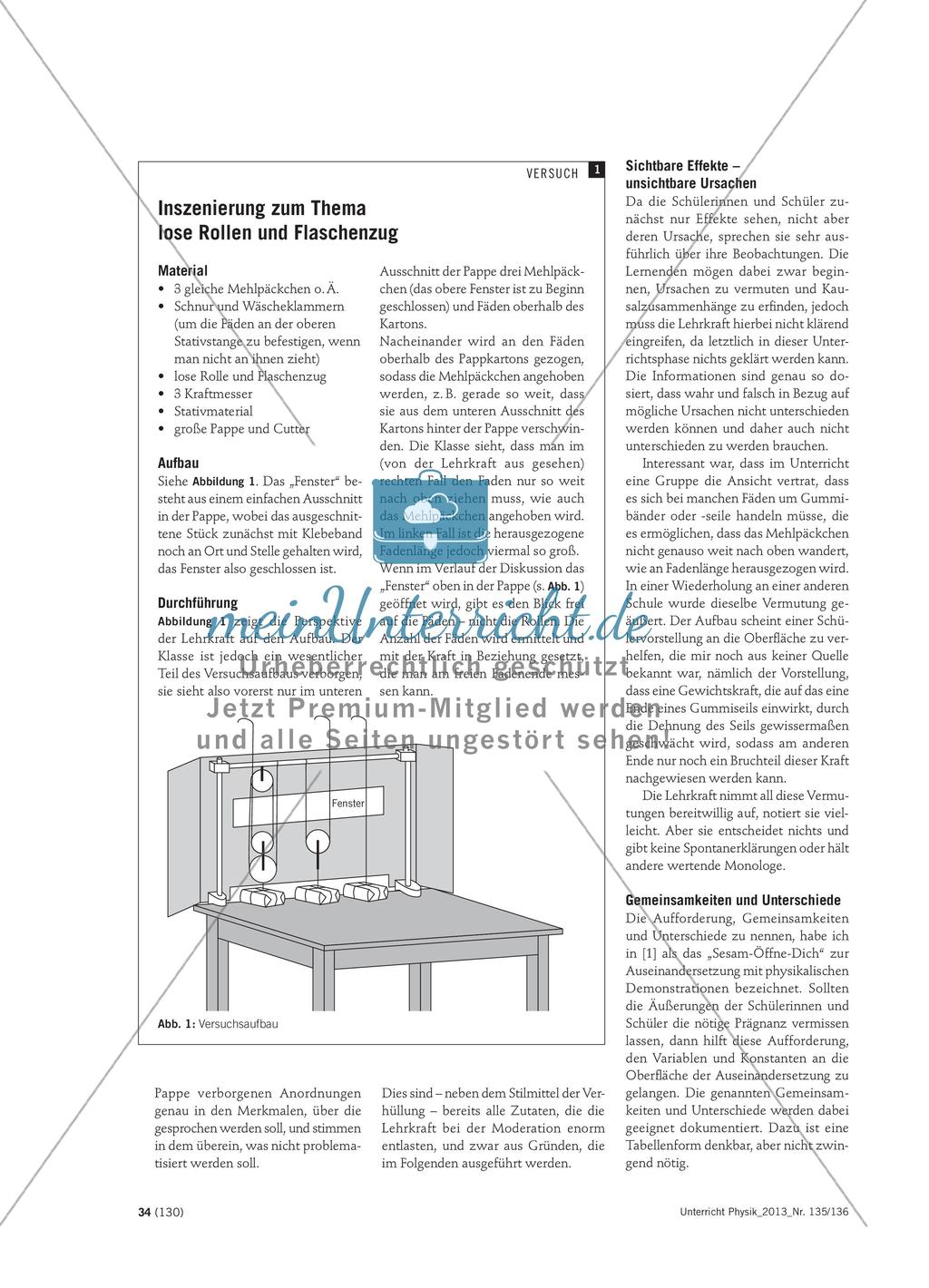 Experimentelle Inszenierungen - Hilfsmittel der Moderation für das Unterrichtsgeschehen und das Unterrichtsgespräch Preview 2