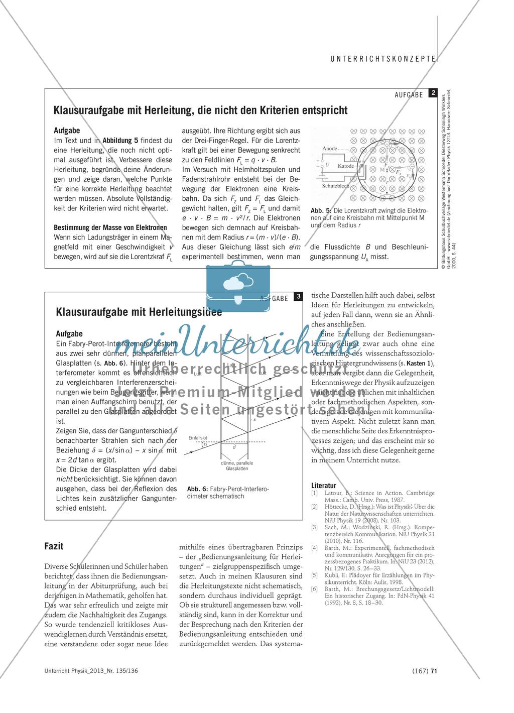 Herleiten lernen und kommunizieren - Frontalunterricht als Meister-Lehrling-Situation Preview 6