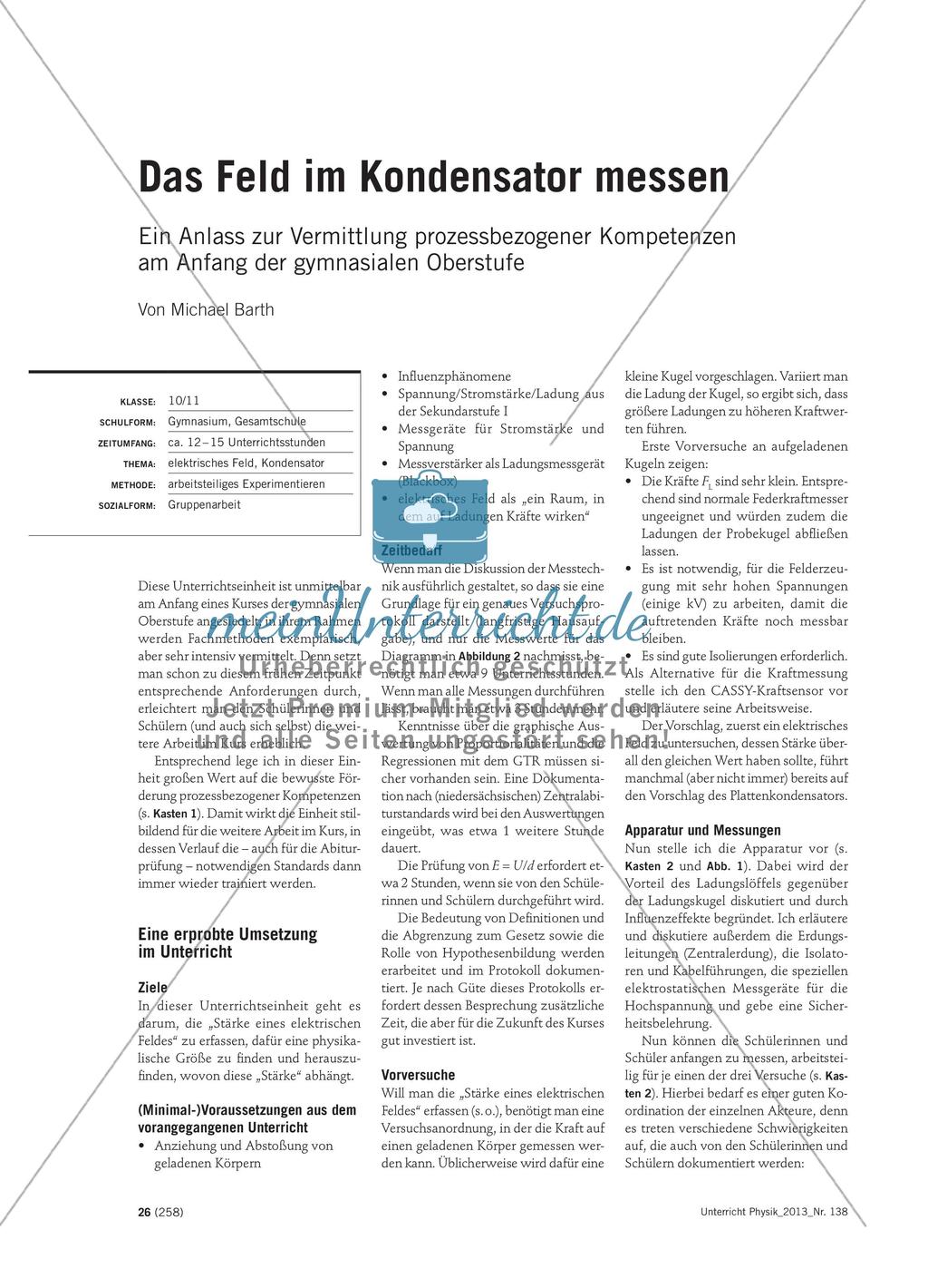Das Feld im Kondensator messen Preview 1